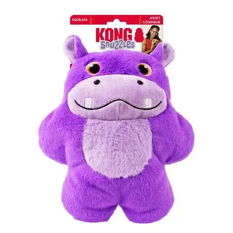 Kong Snuzzles Hippo Tough Dog Toy