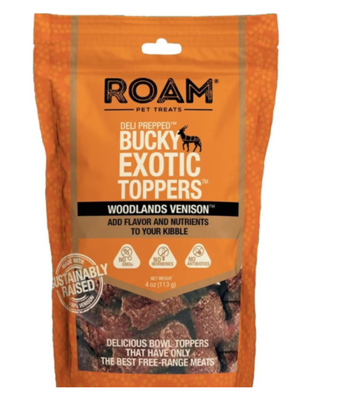 Roam Venison Exotic Toppers 113g